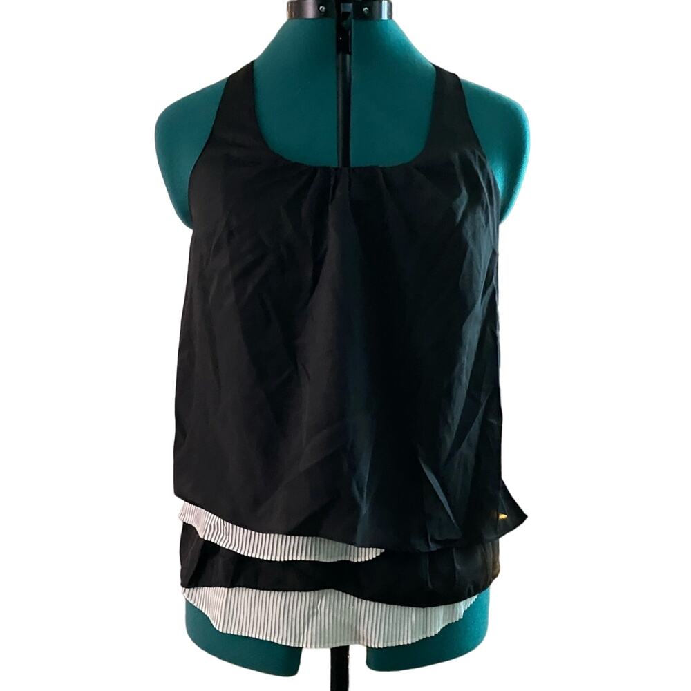 NWT Fun and Flirt Women’s Top Size Medium Color Black and White